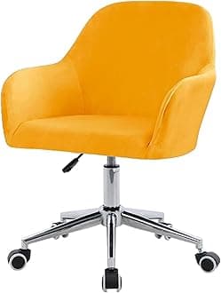 Velvet Office Chair Slipcover, Modern Wingback Dining Cover Protector for Home, Kitchen, Living Room