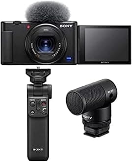 SonyZV-1 + ECM-G1 Microphone + Grip