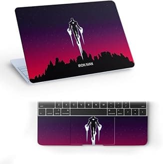 Iron Man NYC Full Vinyl Laptop Skin/Sticker/Cover for 13 to 13.3 Inches Laptops Laminated-Removable-HD Quality Compatible for Hp-Dell-Sony-Lenovo-Asus etc.(13x9.2 Inches)