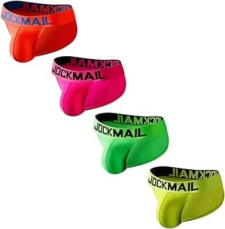 JOCKMAIL4pcs/Pack Mens Briefs Underwear Mesh Comfort Underwear Briefs Men Underpants