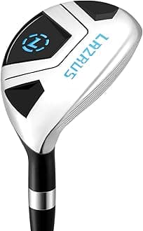 LAZRUS GOLF Premium Hybrid Golf Clubs for Men - 2,3,4,5 & 6 Right Hand, Graphite Shafts, Regular Flex