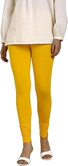 TWIN BIRDS Tailored Cut & Classic Fit Viscose Elastane Fabric Churidar Leggings for Women