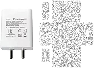 AtOdds - Compatible for Vivo Flash Charger (44W) - Charger/Adapter Skin Wrap (Graffiti38)