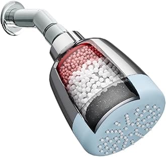 WaterScience CLEO Shower Filter for Bathroom | Hard Water Softener for Shower and Home | Borewell/Tanker Water | for Better Hair and Skin - CLEO-SFS-423