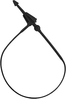 3 Inch 3000 Pcs Plastic Fasteners Hang Tags Black Snap Lock Pins Security Loop Price Tag Pins Safety Ring Ties for Retail Store Clothing Accessory(3" 3000pcs, Black)