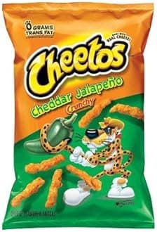 Crunchy Cheddar Jalapeno Flavored Snacks 8.5 oz