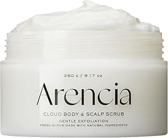 Fresh Cloud Sea Salt Body & Scalp Scrub (White) - Gentle Exfoliation for Softer, Refreshed Skin and Scalp, Korean Skin Care