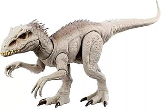 Jurassic World Indominus Rex Dinosaur Toy with Lights, Sounds, Chomp and Side to Side Neck Motion, Camouflage N Battle I-Rex, Digital Play