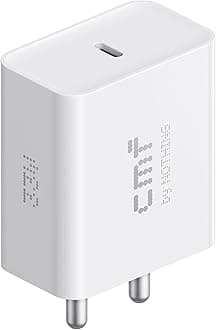 CMF 33W Type-C Power Fast Charger Adapter for CMF Phone 1 | Nothing Phone 2a Plus | Phone 2a, 2,1 | 33-watt Quick Charge 3A Wall Android Charging Adaptor for Nothing Mobile, White