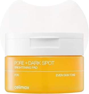 Pore+Dark Spot Brightening Pad | Exfoliating Peeling Pads for Enlarged Pores, with Hyaluronic Acid, Pore Minimizer, Non-Irritating, Hydrating, For Sensitive Skin (40 pads)