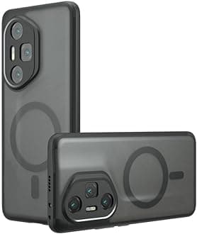 Compatible with Honor Power Case Cover,Compatible with MagSafe,Compatible with Honor Power DVD-AN00 DVD-AN80 Built-in Magnetic Anti-Shock Cell Phone Case Black