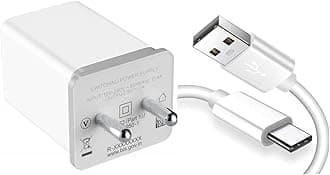 Charger for Moto G85 Original Like Charging Adapter Fast Charging Super Fast Wall Adapter with 1m Type C USB Data Cable O-OPP-White