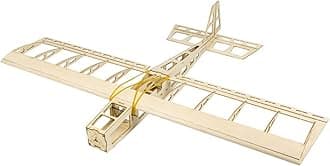 Balsa Wood Airplane R03 STICK-06 Model Aircraft, 580mm Wingspan Laser Cut Unassembled Flying Model Aircraft to Build, DIY RC Airplane Kit for Adults Beginners (KIT+Motor+ESC+Servos+Covering)