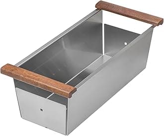 Workstation Sink Colander 17 inch Stainless Steel with Wooden Handles - RVA1317