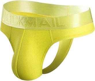 JOCKMAIL Jockstrap Athletic Supporters Bikini Underwear for Men Jock Strap Male Underwear for Gym Sport