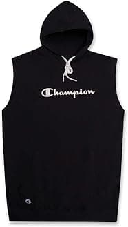 ChampionBig and Tall Sleeveless Hoodies for Men – Mens Popover Workout Hoodies