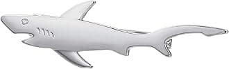 Novelty Marine Animals Tie Clip for Men Shark Whale Unique Cool Personalized Business Tie Bar Pin Jewelry for Valentine's Day Gifts