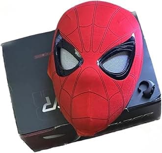 Superhero Mask Halloween Masks with Faceshell and Lenses, Movie Prop Replica, Cosplay Costumes Mask