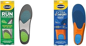 Dr. Scholl's Run Active Comfort Insoles Men's 1 Pair & Extra Support Insoles Men's 8-14 Superior Shock Absorption