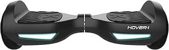 Hover-1 Drive Electric Hoverboard | 7MPH Top Speed, 3 Mile Range, Long Lasting Lithium-Ion Battery, 6HR Full-Charge, Path Illuminating LED Lights