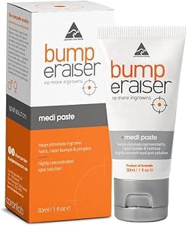 - Bump eRaiser Medi Paste 1.0 fl oz — Concentrated Overnight Spot Treatment for Ingrown Hairs, Razor Bumps & Pimples | No Harsh Alcohol | Made in Australia