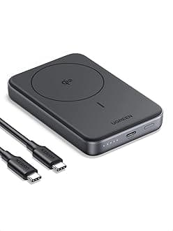 Qi2 Wireless Power Bank 10000mAh Qi2 Certified 15W Fast Charging Magnetic Portable Charger PD30W MagSafe-Compatible Battery Pack Phone Charger Compatible with iPhone 17/16/15/14/13/12 Series