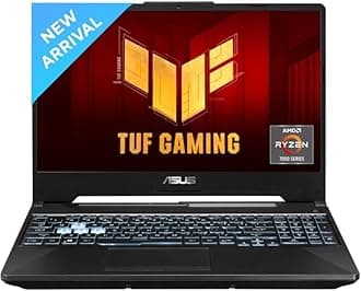 ASUS TUF Gaming A15 AMD Ryzen 7 Octa Core 7435HS - (16 GB/512 GB SSD/Windows 11 Home/4 GB Graphics/NVIDIA GeForce RTX 2050) FA566NFR-HN259W Gaming Laptop (15.6 inch, Graphite Black, 2.30 Kg)