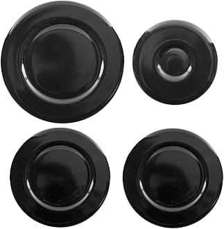 4 Set of Cooker Oven Gas Hob Rapid Burner Flame Caps Crown Ring Tops Covers