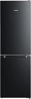 RCB169BL2UK(E) 174L 70/30 Freestanding Fridge Freezer, 150cm Height, Low Frost, 4-Star Freezer, Quiet 39dB, Adjustable Thermostat, LED Light, Reversible Door, Black