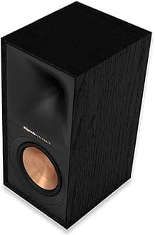 Reference Next-Generation R-50M Horn-Loaded Bookshelf Speakers with 5.25” Spun-Copper Woofers for Best-in-Class Home Theater Sound in Black