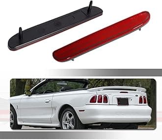 Red Lens For 1994 1995 1996 1997 1998 Ford Mustang Replace OEM Rear Bumper Side Marker housing 2 Pcs