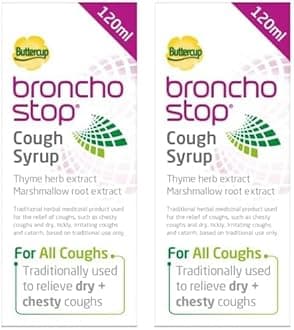 Cough Syrup - for the Relief of Any Cough - 120 ml (Pack of 2)