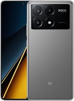 XiaomiPoco X6 Pro 5G + 4G Lte (for Tmobile Mint Tello Global) (256Gb + 8Gb) Global Unlocked Gdm 6.67 64Mp Triple Camera (Grey)