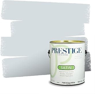Prestige Paints Interior Paint and Primer In One, 1-Gallon, Satin, Comparable Match of Valspar* Ghost Ship*
