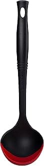 Le Creuset Revolution Bi-Material Ladle, 12" x 3.5", Cerise