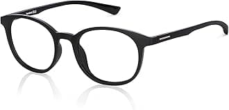 - Zero Power Bluecut & Antiglare Computer Eyeglasses For Eye Protection And Strain | Full Rim Round | Men & Women | Medium | LB E13736