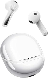 Air5 Truly Wireless Semi in Ear Earbuds, TWS Noise Nancelling Headphones, Snapgragon Sound, APTX Adaptive Lossless and QCC3091, Bluetooth V5.4 Earphones with 6 Mics, 30 Hrs Gaming Playtime