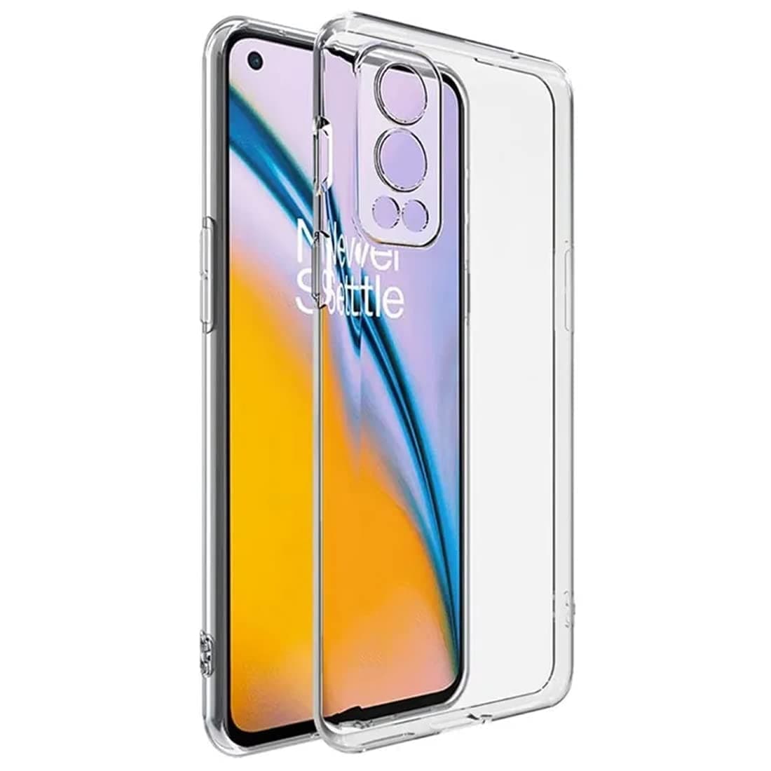 amazon basics Back Cover Case for Oneplus Nord 2 5G / Oneplus Nord 2 5G Pac-Man Edition|360 Degree Protection|Shock Proof Design Crystal Clear (Pc & TPU|Transparent)