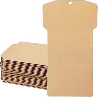 Bright Creations Adult Cardboard Shirt Form, Arts and Crafts Supplies (17 x 30 in, 24 Pack) Brown, Brown, Brown