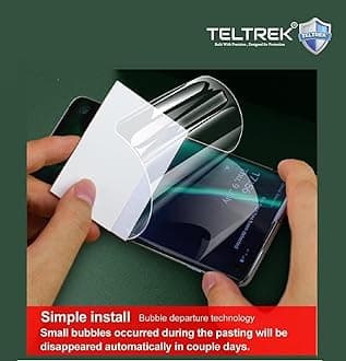 Front & Back Screen Guard Compatible With Nokia 3210, Front TPU Edge to Edge HydroGel TPU Screen Protector & Back Matte Back Skin Combo, Not a Tempered Glass