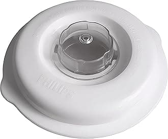 Dry/Medium Jar Lid suitable for Philips Mixer Grinder Jars | Mixer Grinder Replacement Parts & Accessories (Plastic, White) (13.2 cm)
