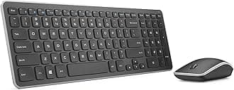 KM714 Wireless Mouse/Keyboard (5HT18), Black