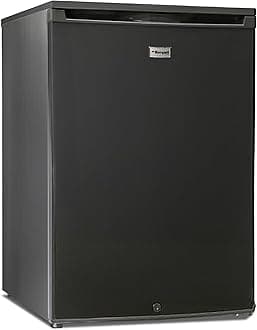Bompani Upright Freezer 120L – Single Door, 3 Drawers, Mechanical Temp Control, Lockable Door, Dark Inox Finish - BUF245SNI