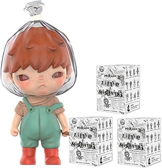 POP MART Hirono Little Mischief Series 3Boxes Exclusive Action Figure Box Toy Popular Collectible Art Toy Cute Figure Creative Gift, for Christmas Birthday Party Holiday
