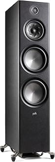 - Polk Audio Reserve Series R700 Tower Speaker, 1" Tweeter, 6.5" Woofers & Dual 8" Long-Throw Drivers, Hi-Res Certified, Dolby Atmos & IMAX Enhanced for Dynamic Home Theater Audio, Black
