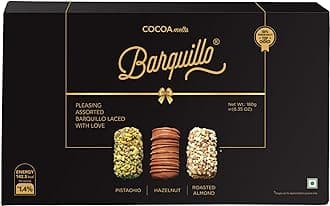 Assorted Premium Chocolate Gift Pack Box - 9 Pcs (180 gm) | Roasted Almonds, Hazelnut and Pistachio imported | Dubai couverture taste | Festive Gift Pack Celebration