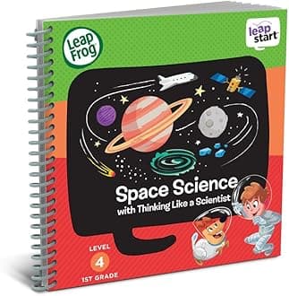 LeapStart Year 1 Space Science & Thinking Like a Scientist Activity Book, Interactive Learning Book for Kids, Explores Space Science and Critical Thinking, Ideal for Kids Aged 4–7 Years