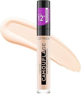 Liquid Camouflage High Coverage Concealer | Ultra Long Lasting Concealer | Oil & Paraben Free | Cruelty Free (001 | Fair Ivory)