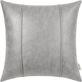 BRAWARM Pack of 2, Chenille Soft Throw Pillow Covers, Chenille Cushion Cover Pillowcase Shells, Decorative Couch Pillows for Living Room Car Sofa Chair 60cm x 60cm Teal