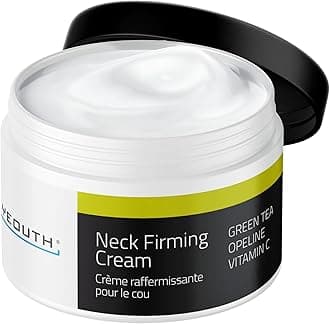 Neck Cream with Vitamin C, Skin Firming Moisturizer for Women and Men, Face and Neck Firming Cream Targets Double Chin, Décolletage, and Chest 4oz